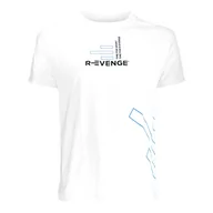 Koszulki sportowe męskie - Męska koszulka z krótkim rękawem Fitness Running Cardio T-shirt White - miniaturka - grafika 1