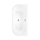 Wanny - Wanna wolnostojąca przyścienna Pari 170x80 cm szary odpływ Corciano - miniaturka - grafika 1