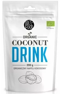 Diet-Food Organiczny Napój Kokosowy w Proszku 200g EKO - Zdrowa żywność - miniaturka - grafika 1