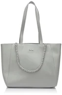 Torebki damskie - SIDONA Women's Shopper, jasnoszary, jasnoszary - miniaturka - grafika 1