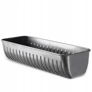 Forma cwibakówka nieprzywieralna 31 x 12 cm, czarny - Formy do ciast - miniaturka - grafika 1