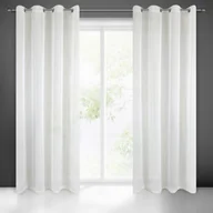 Firany - Eurofirany Firana Lucy kremowa 140 cm x 250 cm - miniaturka - grafika 1