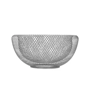 Dekoria Misa Wire Silver 24 cm 24 cm 812-385 - Miski i półmiski - miniaturka - grafika 1