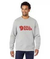 Bluzy męskie - Fjallraven Męska bluza z logo Fjällräven, Szary-melanż, XXL - miniaturka - grafika 1