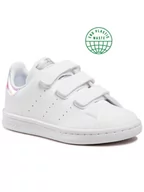 Sneakersy damskie - adidas Buty Stan Smith Cf C FX7539 Ftwwht/Ftwwht/Silvmt - miniaturka - grafika 1