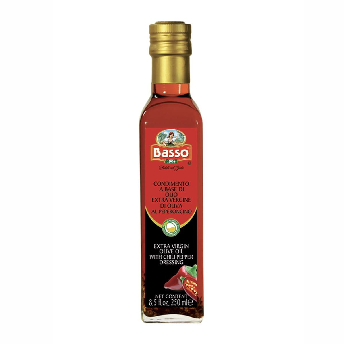 Oliwa Z Oliwek Extra Vergine Aromatyzowana O Smaku Chili 250 Ml Basso