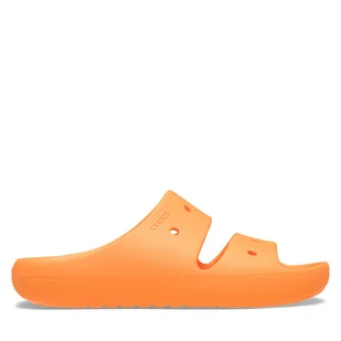 Klapki Crocs Classic Sandal v2 209403 Pomarańczowy - Klapki i japonki damskie - miniaturka - grafika 1