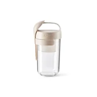 Lunch boxy - Pojemnik z łyżką JAR TO GO ORGANIC 600ml / Lekue - miniaturka - grafika 1