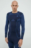 Bielizna sportowa męska - 4F longsleeve funkcyjny kolor czarny - miniaturka - grafika 1