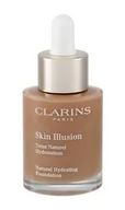 Podkłady do twarzy - Clarins Skin Illusion Natural Hydrating 116,5 Coffee 30ml - miniaturka - grafika 1