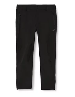 Spodnie męskie - 4F Spodnie męskie FNK, Głęboki czarny, S - grafika 1