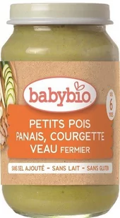 BABYBIO Danie mix warzyw z cielęciną od 6 miesiąca BEZGL. BIO 200 g - Szybkie dania obiadowe - miniaturka - grafika 1