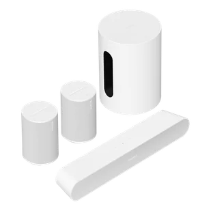 SONOS RAY + 2 x ERA 100 + SUB MINI (komplet/biały) - Soundbary - miniaturka - grafika 1