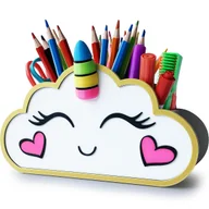 Przyborniki na biurko - Kajawis, organizer na biurko, chmurka, jednorożec - miniaturka - grafika 1
