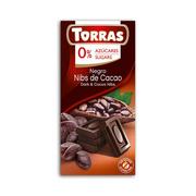Zdrowa żywność - Torras Czekolada gorzka z ziarnem kakao 75 g 1083 - miniaturka - grafika 1