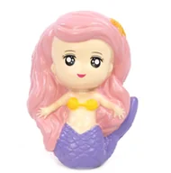 Zabawki sensoryczne - GNIOTEK SQUISHY Syrenka Lalka 15cm - miniaturka - grafika 1