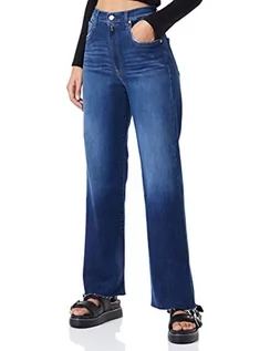 Spodnie damskie - Replay Dżinsy damskie Reyne, 009 średni niebieski, 31W / 30L - grafika 1