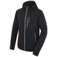 Bluzy sportowe męskie - Męska bluza Husky Anara M Rozmiar: M / Kolor: czarny - miniaturka - grafika 1