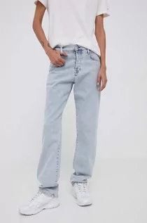 Spodnie damskie - Sisley jeansy damskie kolor niebieski - grafika 1