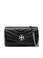 Torebki damskie - Tory Burch Torebka Kira Chevron Chain 90343 Czarny - miniaturka - grafika 1