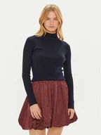 Swetry damskie - Weekend Max Mara Golf Zanzara 2425366052 Granatowy Slim Fit - miniaturka - grafika 1