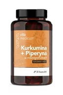 Układ pokarmowy - Kurkumina + Piperyna w mikrogranulkach, 30 kapsułek - miniaturka - grafika 1