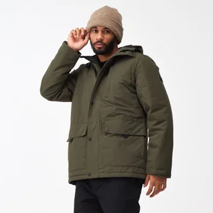 Regatta Męska Kurtka Parka Zimowa Salinger IV Ciemne Khaki - Kurtki męskie - miniaturka - grafika 1