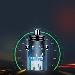 Baseus Circular PPS inteligentna ładowarka samochodowa z portami USB Quick Charge 4.0 QC 4.0 i USB-C PD 3.0 SCP biały (CCALL-YS02) - Ładowarki samochodowe - miniaturka - grafika 8