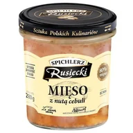 Pasztet i przetwory mięsne - Spichlerz Rusiecki Mięso z nutą cebuli 280g - miniaturka - grafika 1
