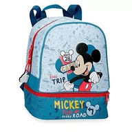 Plecaki - Disney Mickey Road Trip Plecak Niebieski 23x28x13 cms Poliester 8.37L, niebieski, Mochila porta merienda, Plecak na przekąskę - miniaturka - grafika 1