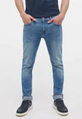 Spodnie męskie - Męskie spodnie jeansowe rurki Mustang ATLANTA SUPER SKINNY W34 L30 - miniaturka - grafika 1