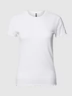 Koszulki i topy damskie - T-shirt z prążkowaniem model ‘NICCA’ - miniaturka - grafika 1