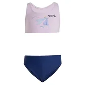 Stroje kąpielowe dla dziewczynek - adidas meisjes ADIDAS DISNEY FROZEN BIKINI SET, ice lavender/dark blue, 3-4 Years - miniaturka - grafika 1