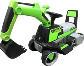 Pojazdy elektryczne dla dzieci - R-Sport Koparka C3 zielona na akumulator Muzyka światła LED - miniaturka - grafika 1