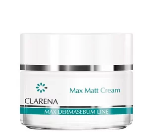 Clarena Max Matt Cream Krem do twarzy 50ml - Kremy do twarzy - miniaturka - grafika 1
