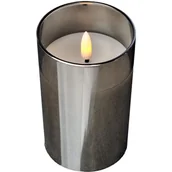 Świece - Szklana Świeca Dekoracyjna Led Z Timerem 12,5 Cm - miniaturka - grafika 1