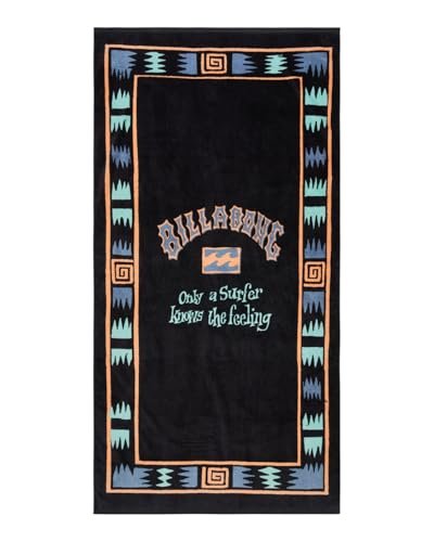 Billabong Ponczo plażowe WAVES TOWEL młodzi mężczyźni czarne jeden rozmiar
