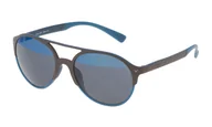 Okulary przeciwsłoneczne - Uniwersalne okulary przeciwsłoneczne POLICE model SPL163V55MB6H (Szkło/Zausznik/Mostek) 55/19/140 mm) - miniaturka - grafika 1