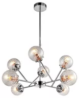 Lampy sufitowe - Candellux LAMPA wisząca BEST 38-67289 szklana OPRAWA zwis molekuły kule balls przezroczyste 38-67289 - miniaturka - grafika 1