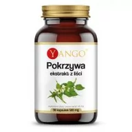 Odchudzanie i oczyszczanie - Yango Pokrzywa - ekstrakt z liści Suplement diety 90 kaps. - miniaturka - grafika 1