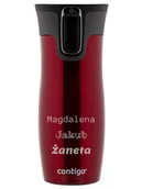 Kubki termiczne - Kubek termiczny  z grawerem Contigo West Loop 2.0 470 ml - Czerwony - miniaturka - grafika 1