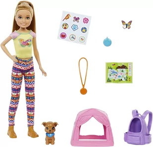 Mattel Kemping Stacie i zwierzątko Zestaw + lalka HDF70 HDF70 - Lalki dla dziewczynek - miniaturka - grafika 3