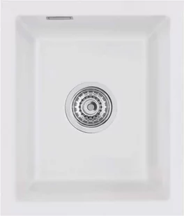 Zlewozmywak ceramiczny SYSTEMCERAM Mera 32 U Satin Korek automatyczny 5361 02 - Zlewozmywaki - miniaturka - grafika 1