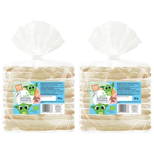 Biominki Wafle gryczane niesolone Zestaw 2 x 60 g Bio - żywność - Inne przekąski suche - miniaturka - grafika 1
