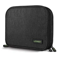 Etui na twarde dyski - Ugreen Ugreen etui pudełko na dysk twardy HDD SSD telefon kable akcesoria 24,5 x 17,5 x 5 cm szary (50147 LP149) 50147 LP149 - miniaturka - grafika 1