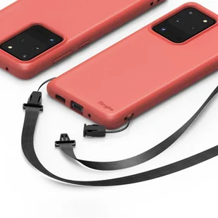 Ringke Air S ultracienkie żelowe etui pokrowiec Samsung Galaxy S20 Ultra czerwony (ADSG0021) - Etui i futerały do telefonów - miniaturka - grafika 6