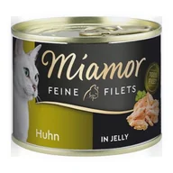 Mokra karma dla kotów - Miamor Feine Filets w galarecie Kurczak 24x185 g - miniaturka - grafika 1
