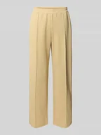 Spodnie sportowe męskie - Spodnie materiałowe z elastycznym pasem - miniaturka - grafika 1