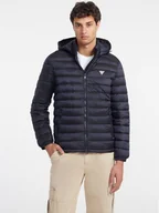 Kurtki męskie - Guess Kurtka puchowa M4YL99 WG922 Niebieski Regular Fit - miniaturka - grafika 1
