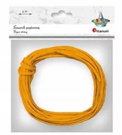 Pozostałe akcesoria dla plastyków - Titanum Sznurek papierowy 3.5mmx5m pomarańczowy - miniaturka - grafika 1